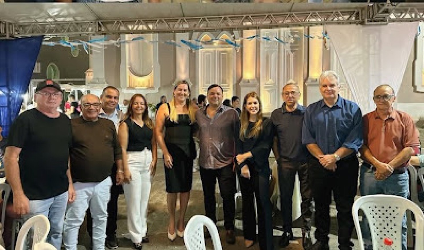 Vereadores participam da abertura da Festa da Padroeira de Monteiro